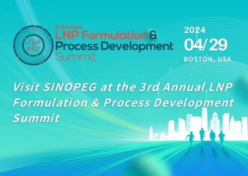 Visitez SINOPEG au 3e Sommet annuel sur la formulation et le développement de processus de LNP