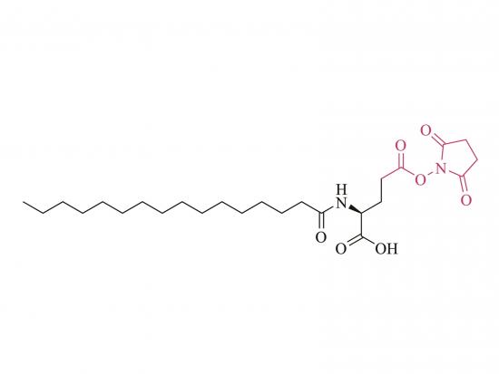 ester nα-palmitoyl- (l) -glutamique-γ-succinimidyl [l-pal-glu (osu) -oh] cas: 294855-91-7 