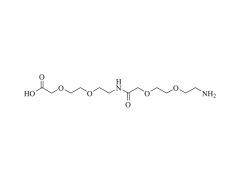 Acide 17-amino-10-oxo-3,6,12,15-tétraoxa-9-azaheptadécanoïque [aeea-aeea] cas: 1143516-05-5
