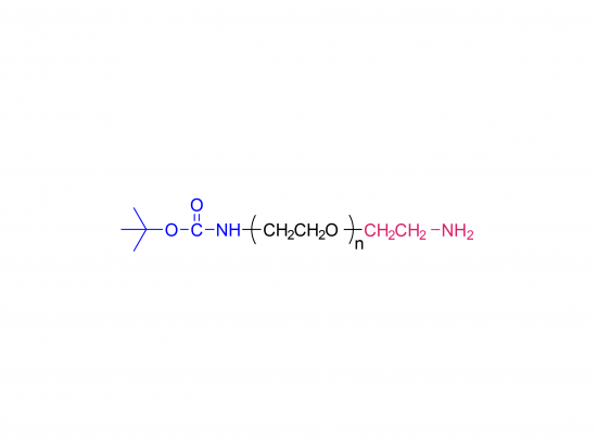  α-Tert butyloxycarbonyle amino-ω-amino poly (éthylène  glycol) [Boc-NH-PEG-NH2]  