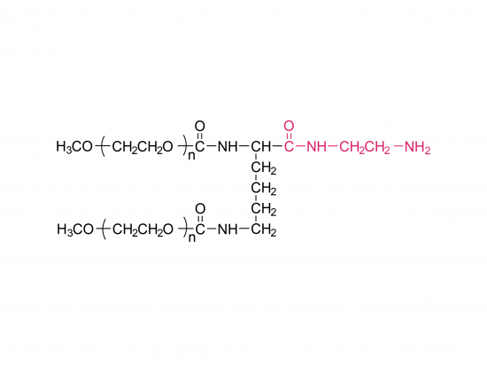 Méthoxypoly (éthylène glycol) amine à deux bras (lys01) 