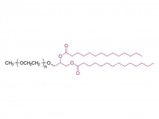 Méthoxypoly(éthylène glycol) dimyristoyl glycérol [mPEG-DMG] Cas : 160743-62-4 