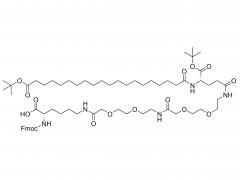 Fmoc-Lys (tBuO-Ara-Glu (AEEA-AEEA) -OtBu) -OH