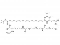 Fmoc-Lys (tBuO-Ste-Glu (AEEA-AEEA) -OtBu) -OH