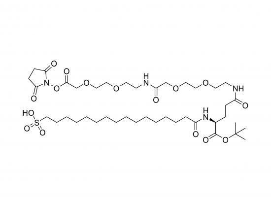 SO3H-Pla-Glu (AEEA-AEEA-OSu) -OtBu