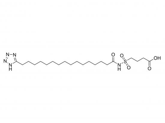 Acide 4-(N-(16-(1H-tétrazol-5-yl)hexadécanoyl)sulfamoyl)butanoïque