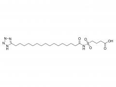 Acide 4-(N-(16-(1H-tétrazol-5-yl)hexadécanoyl)sulfamoyl)butanoïque