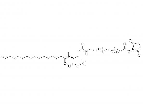 Pal-Glu (PEG1000-OSu) -OtBu