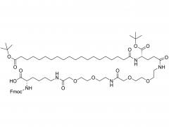Fmoc-Lys (tBuO-Ara-Glu (AEEA-AEEA) -OtBu) -OH