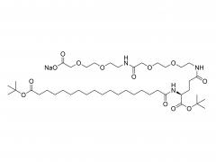 tBuO-Ste-Glu(AEEA-AEEA-ONa)-OtBu