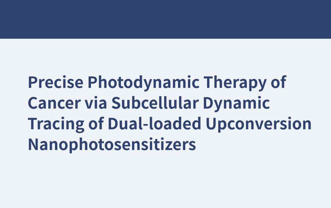 Thérapie photodynamique précise du cancer via le traçage dynamique subcellulaire de nanophotosensibilisateurs à conversion ascendante à double charge
    