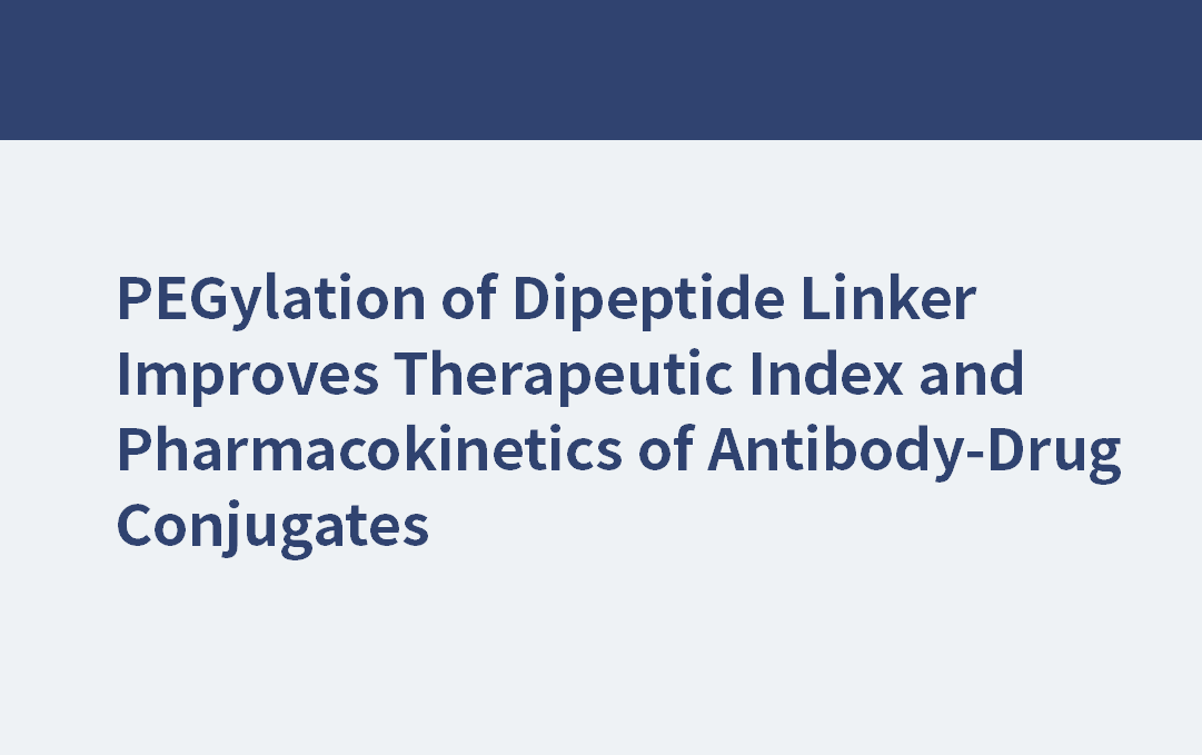 mPEG24 | La pégylation du lieur dipeptide améliore l'indice thérapeutique et la pharmacocinétique des conjugués anticorps-médicament.